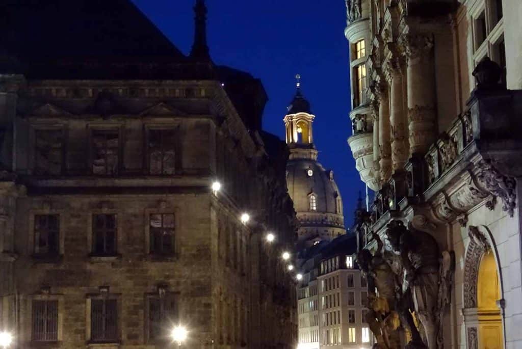 Blick zur Frauenkirche