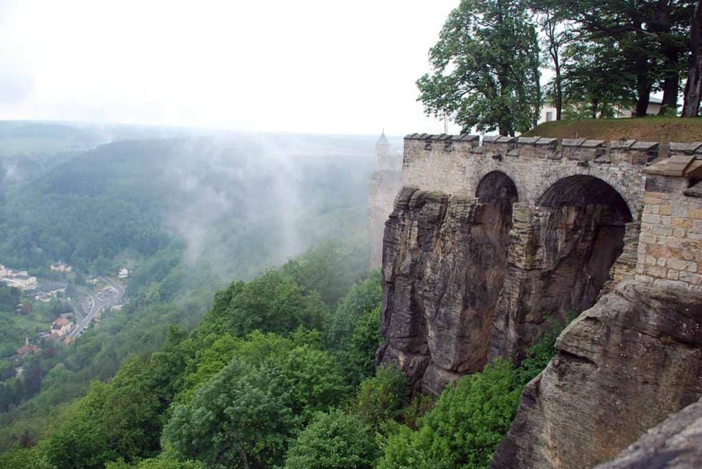 Königstein Festungsmauer