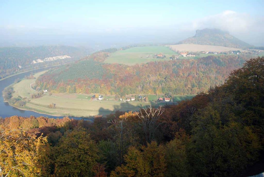 Ausblick zum Lilienstein