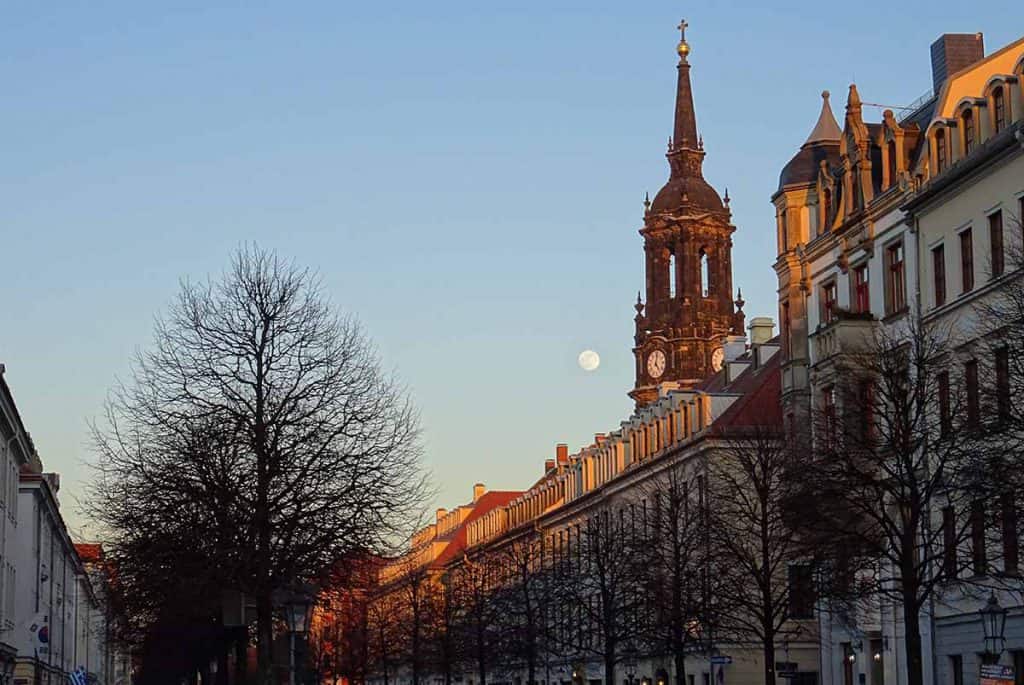 Königstrasse am Abend